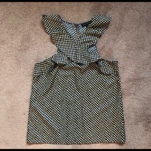 Banana Republic Ruffle Flutter Halter Tank, Small